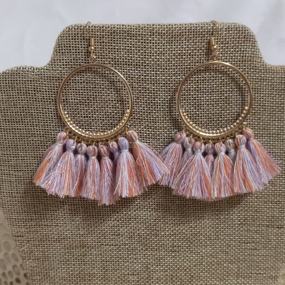 Two Pairs NEW Tassel Fashion Earrings - Picture 3 of 6